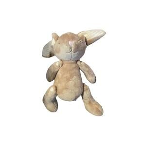 Munequitas Plush Bunny Stuffed Animal Lovey Brown Rabbit Jointed Lop Ear 12" H95